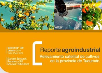 Estimación del área implantada con cítricos en Tucumán en 2016 y comparación con años precedentes